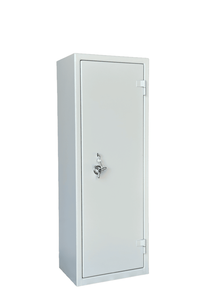 Franz Jäger våpenskap hvit lukket